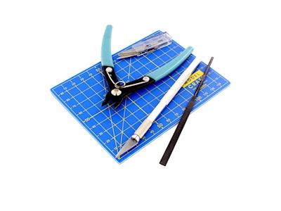 Plastic Modelling Tool Kit - 9 piece