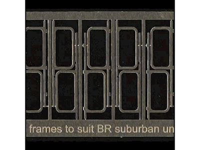 B.R. Suburban EMU Side Windows
