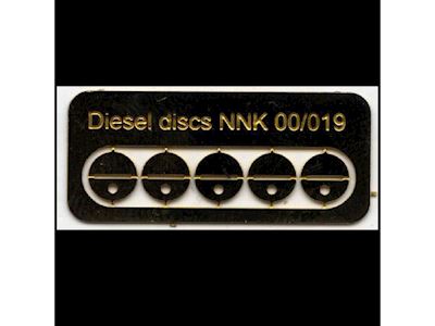 4mm Diesel Locomotive Headcode Discs