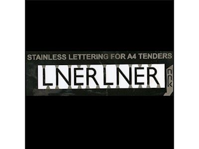 L.N.E.R. Stainless Steel Letters