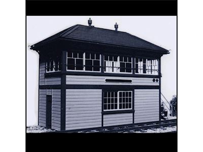 G.W.R. Timber Built Hip Roof Signal Box Kit