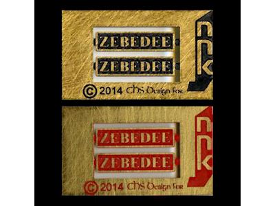 Zebedee Nameplate