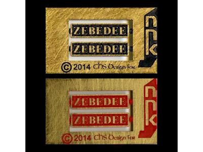 Zebedee Nameplate