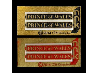 Prince of Wales Nameplate