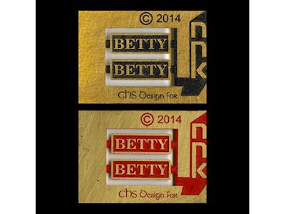 Betty Nameplate