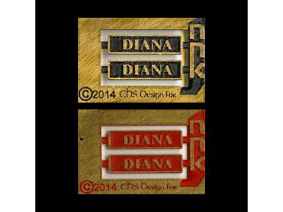 Diana Nameplate