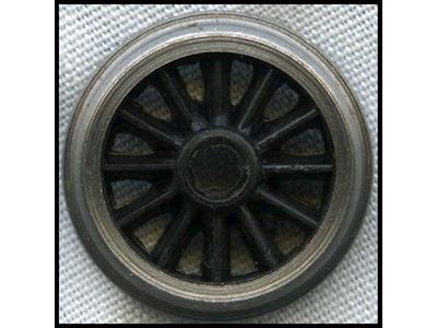 12mm 12 Spoke Plain Wheel