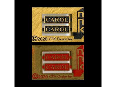 Carol Nameplate