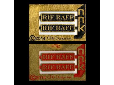 Rif Raff Nameplate