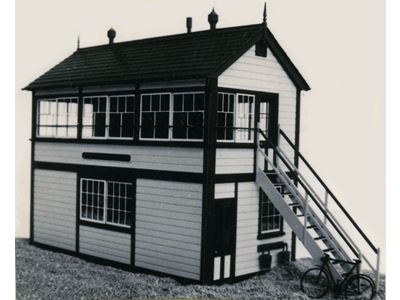 G.W.R. Timber Built Gable Roof Signal Box Kit