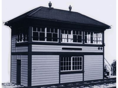 G.W.R. Timber Built Hip Roof Signal Box Kit