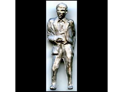 7mm Standing Gent in 3 Piece Suit