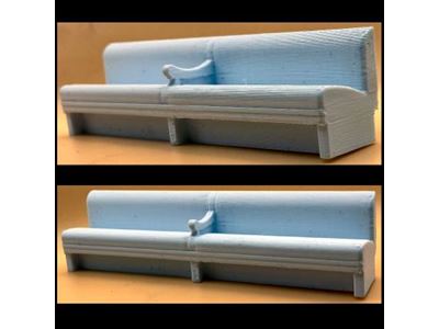 G.W.R. Autocoach Longitudinal Bench Seat